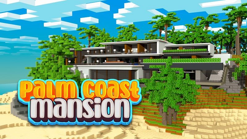 Palm Coast Mansion on the Minecraft Marketplace by Nitric Concepts