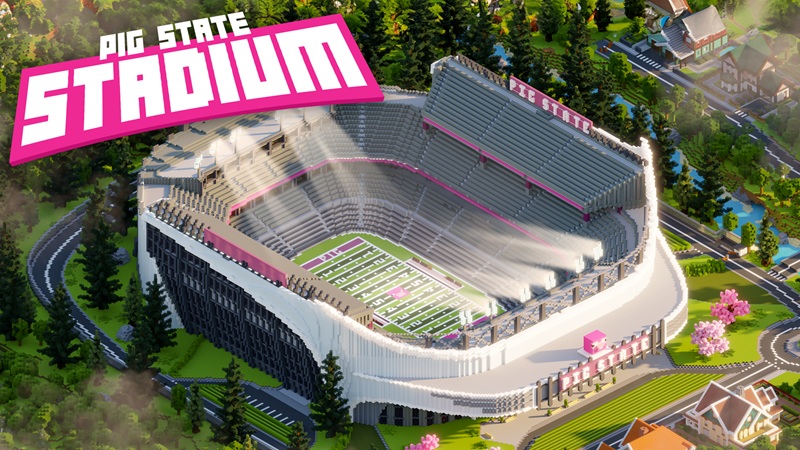 Pig State Stadium on the Minecraft Marketplace by Nitric Concepts