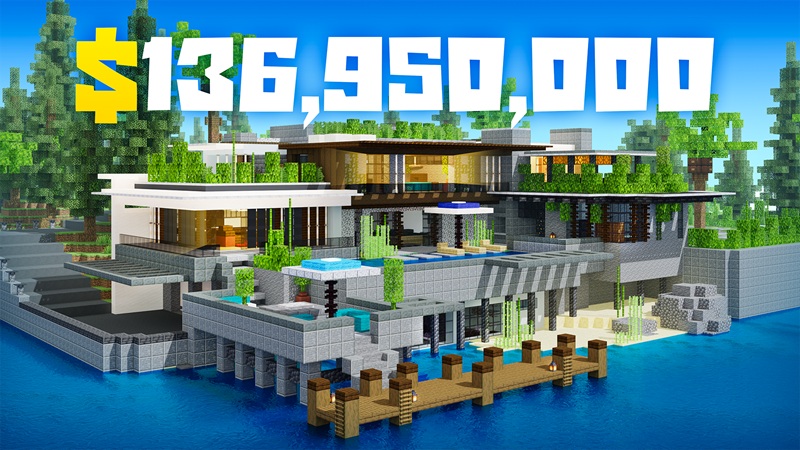 Private Island Mansion on the Minecraft Marketplace by Nitric Concepts