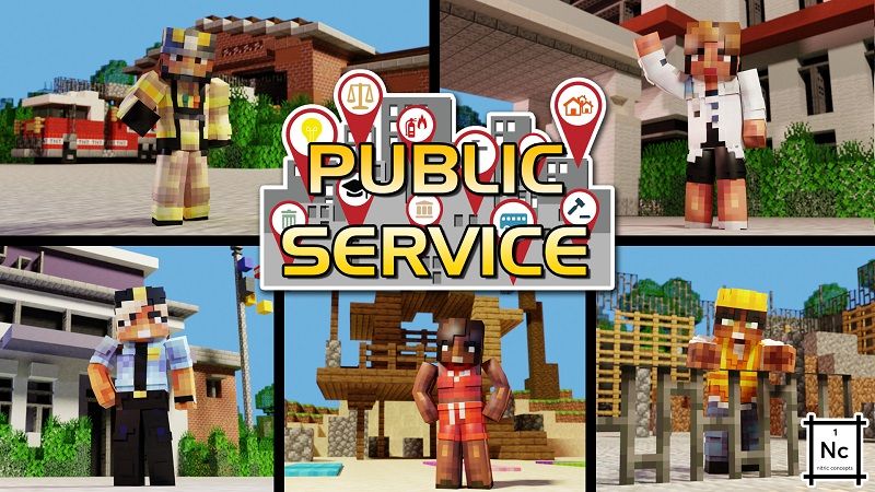 Public Service on the Minecraft Marketplace by Nitric Concepts