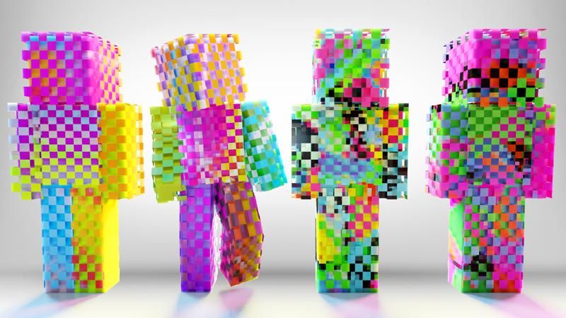 Rainbow Patterns on the Minecraft Marketplace by Nitric Concepts