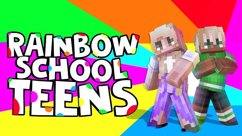 Rainbow School Teens on the Minecraft Marketplace by Nitric Concepts