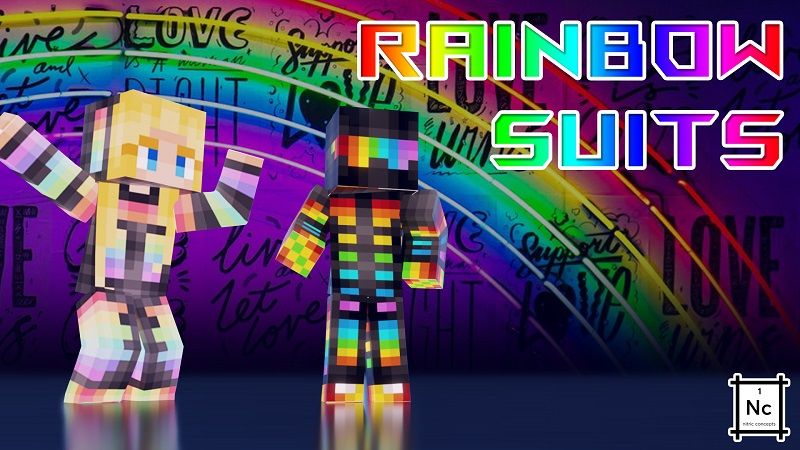 Rainbow Suits on the Minecraft Marketplace by Nitric Concepts