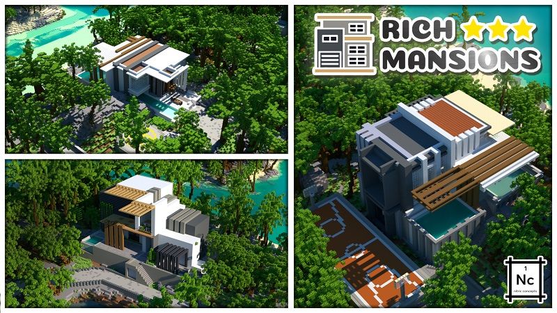 Rich Mansions on the Minecraft Marketplace by Nitric Concepts