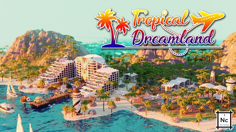 Tropical Dreamland on the Minecraft Marketplace by Nitric Concepts