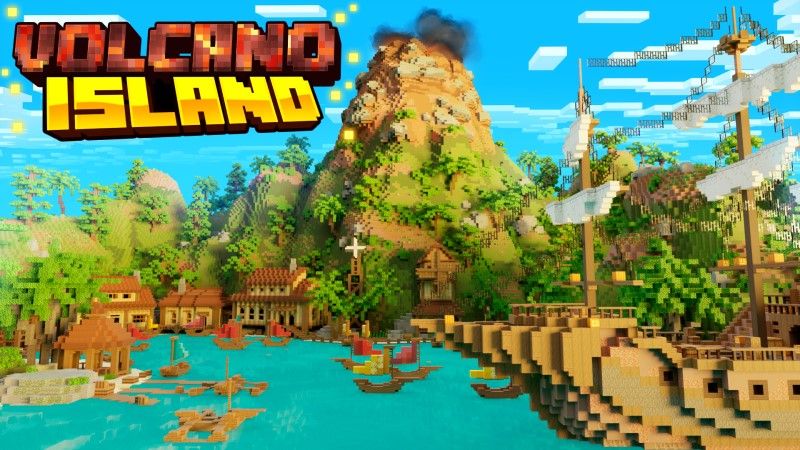 Volcano Island on the Minecraft Marketplace by Nitric Concepts