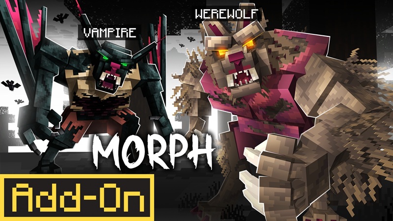 Werewolf & Vampire Morph Add-On on the Minecraft Marketplace by Nitric Concepts