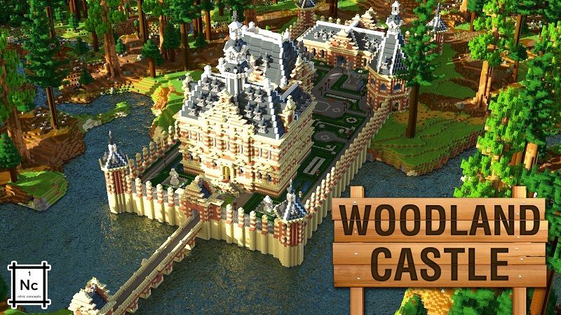 Woodland Castle on the Minecraft Marketplace by Nitric Concepts