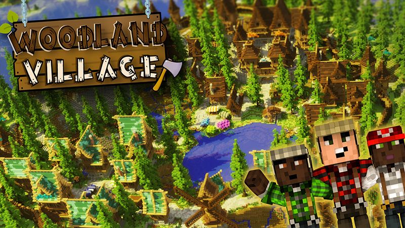 Woodland Village on the Minecraft Marketplace by Norvale