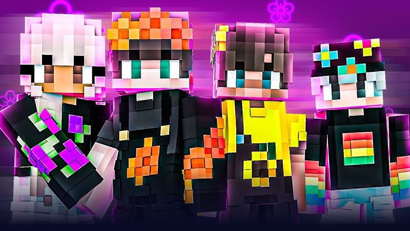 Neon Flower Power on the Minecraft Marketplace by NovaEGG