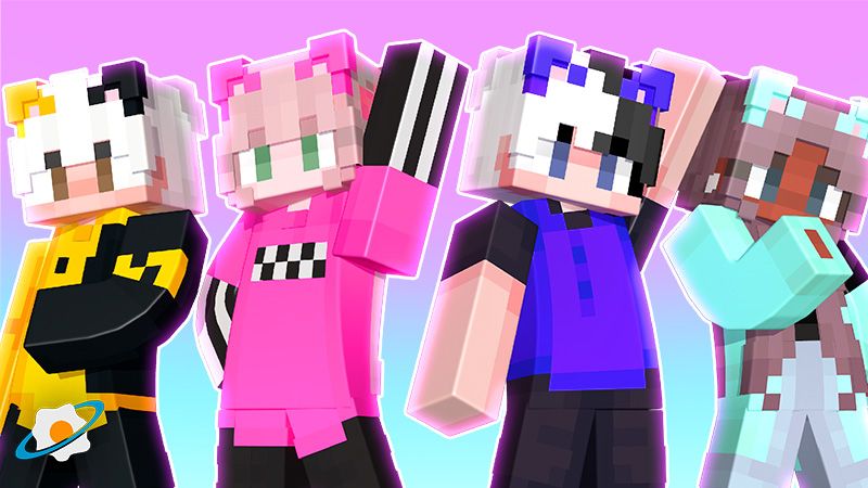 Neon Neko Cuties on the Minecraft Marketplace by NovaEGG