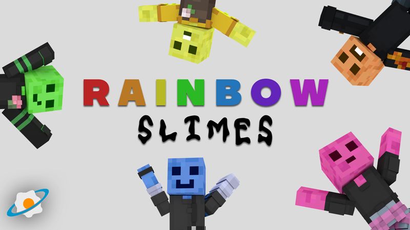 Rainbow Slimes on the Minecraft Marketplace by NovaEGG