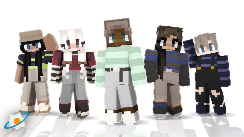 Striped Skins on the Minecraft Marketplace by NovaEGG