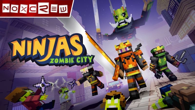 Ninjas of Zombie City on the Minecraft Marketplace by Noxcrew