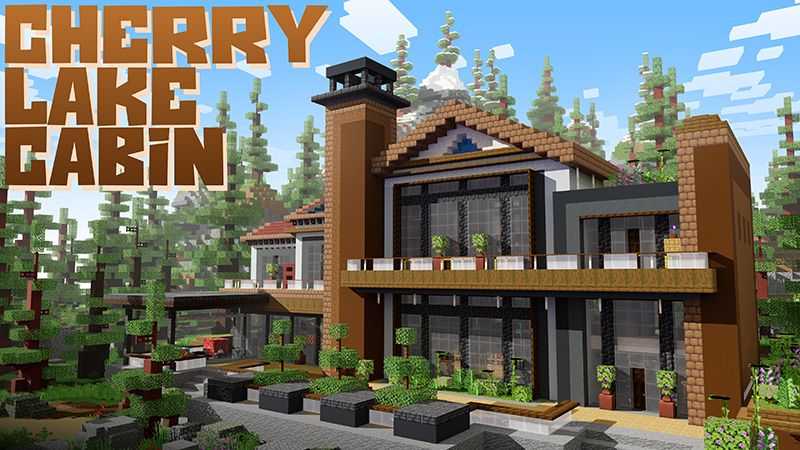 Cherry Lake Cabin on the Minecraft Marketplace by Octovon