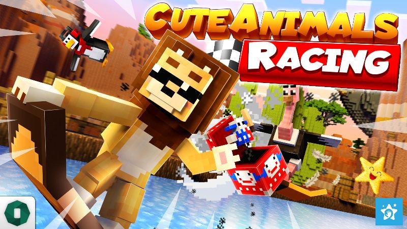 Cute Animals Racing on the Minecraft Marketplace by Octovon