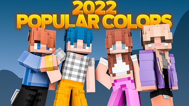 2022 Popular Colors on the Minecraft Marketplace by Odyssey Builds