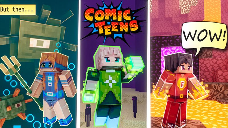 Comic Teens on the Minecraft Marketplace by Odyssey Builds