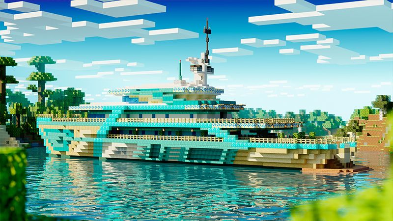 Diamond Ship on the Minecraft Marketplace by Odyssey Builds