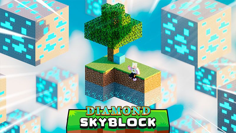 Diamond Skyblock on the Minecraft Marketplace by Odyssey Builds