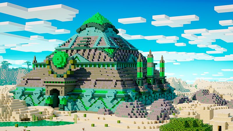 Emerald Pyramid on the Minecraft Marketplace by Odyssey Builds