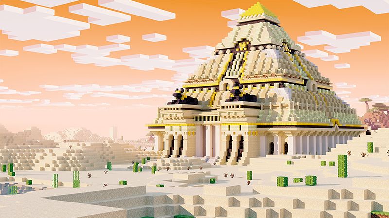 Golden Pyramid on the Minecraft Marketplace by Odyssey Builds