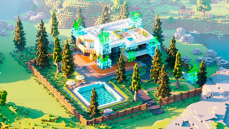 Hacked Mansion on the Minecraft Marketplace by Odyssey Builds