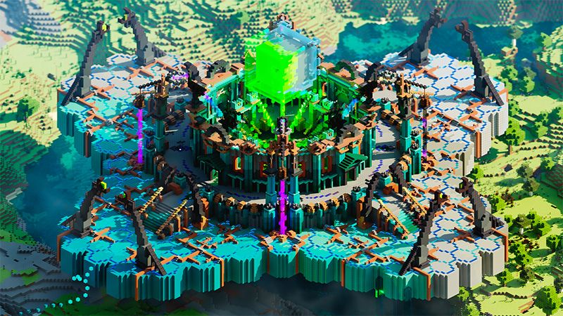 Hacked Temple on the Minecraft Marketplace by Odyssey Builds