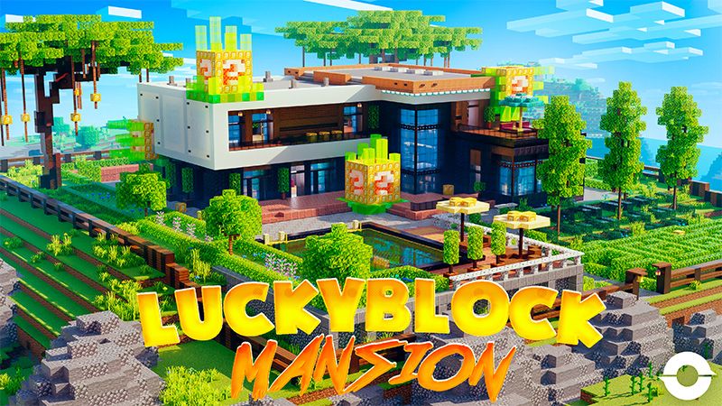 Lucky Block Mansion on the Minecraft Marketplace by Odyssey Builds