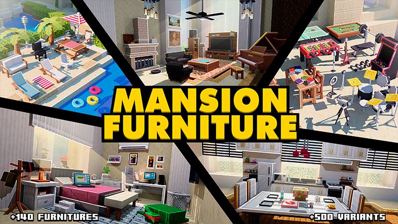 Mansion Furniture on the Minecraft Marketplace by odyssey-builds