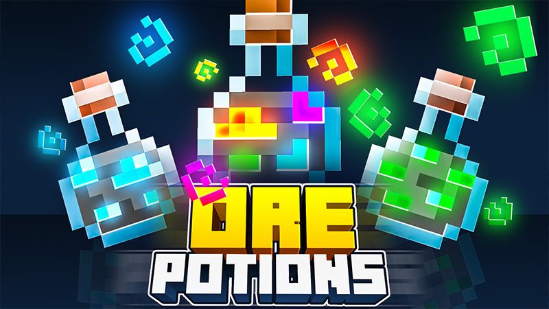 Ore Potions on the Minecraft Marketplace by Odyssey Builds