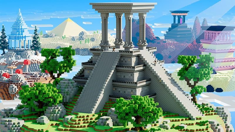 Skyblock Temples on the Minecraft Marketplace by Odyssey Builds