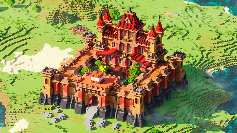 TNT Castle on the Minecraft Marketplace by Odyssey Builds