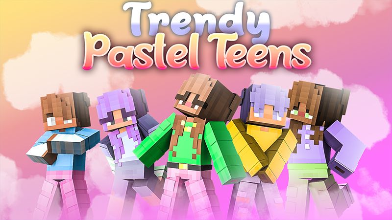 Trendy Pastel Teens on the Minecraft Marketplace by Odyssey Builds