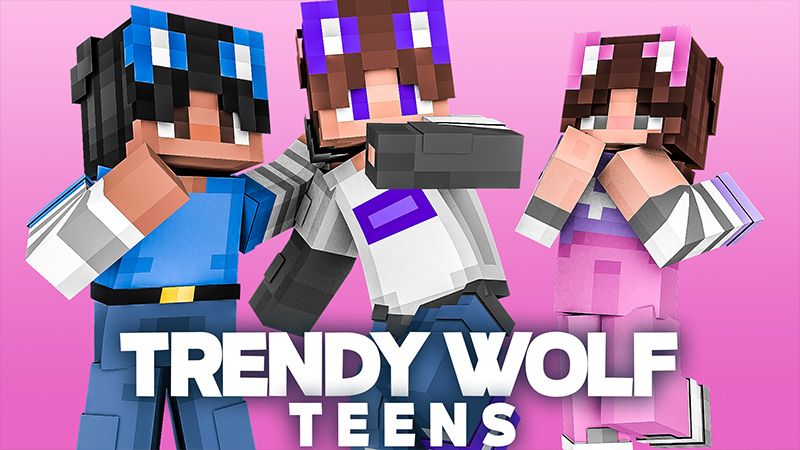 Trendy Wolf Teens on the Minecraft Marketplace by Odyssey Builds