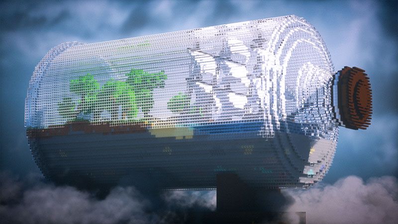 World in a Bottle on the Minecraft Marketplace by Odyssey Builds