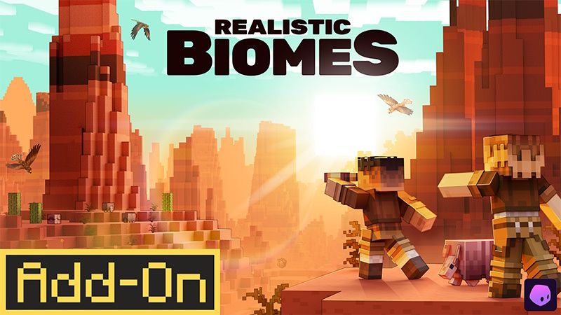 Realistic Biomes 1.2 Add-On on the Minecraft Marketplace by Oreville Studios