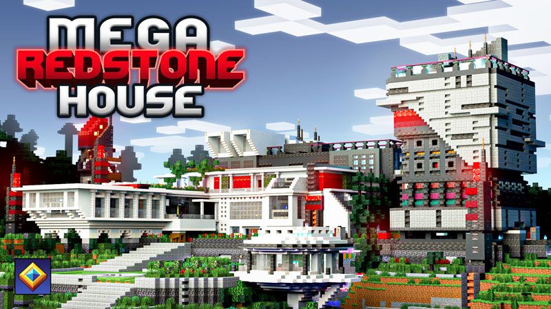 Mega Redstone House on the Minecraft Marketplace by overtales-studio