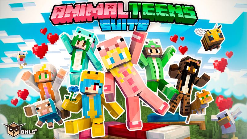 Animal Teens Suits on the Minecraft Marketplace by Owls Cubed