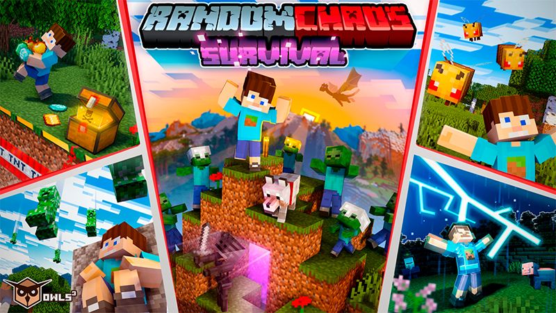 Random Chaos Survival on the Minecraft Marketplace by Owls Cubed