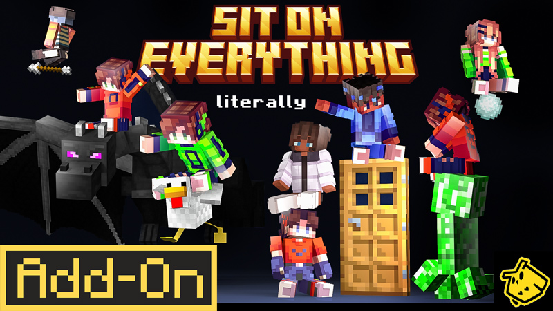 Sit On Everything Add-on on the Minecraft Marketplace by Owls Cubed