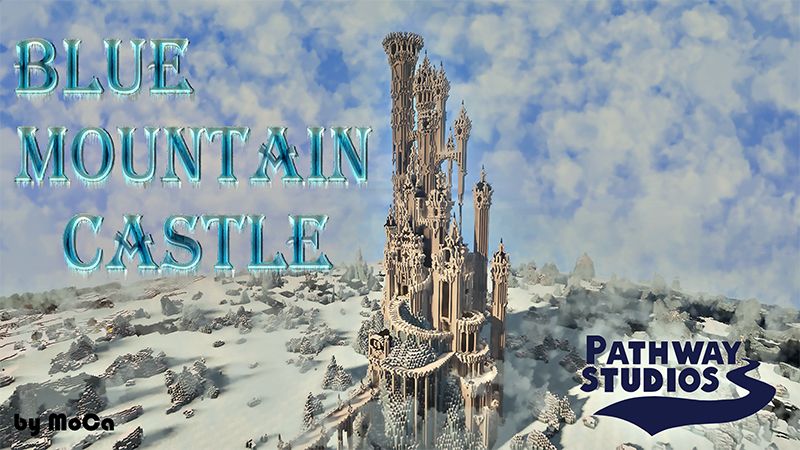 Blue Mountain Castle on the Minecraft Marketplace by Pathway Studios