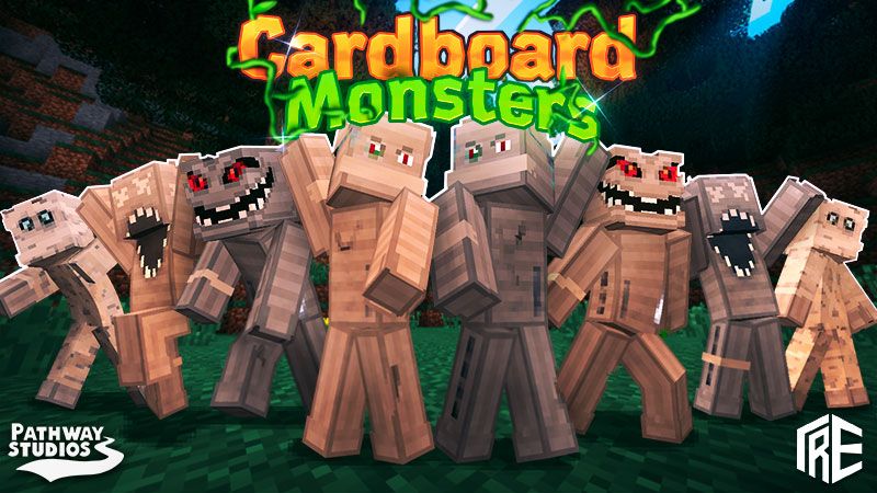 Cardboard Monsters on the Minecraft Marketplace by Pathway Studios