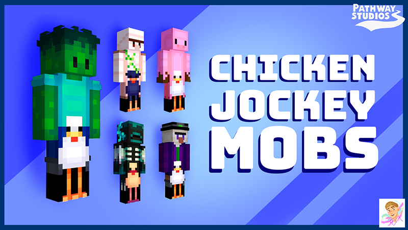 Chicken Jockey Mobs on the Minecraft Marketplace by Pathway Studios