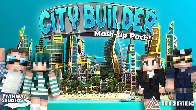 City Builder Mash-up on the Minecraft Marketplace by pathway-studios