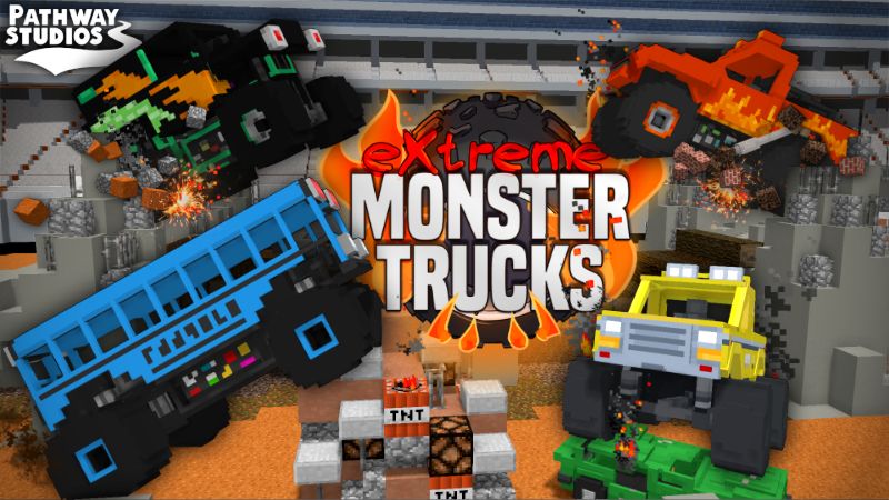 Extreme Monster Trucks on the Minecraft Marketplace by Pathway Studios