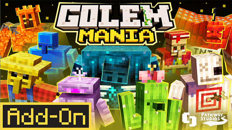 Golem Mania Add-On on the Minecraft Marketplace by Pathway Studios