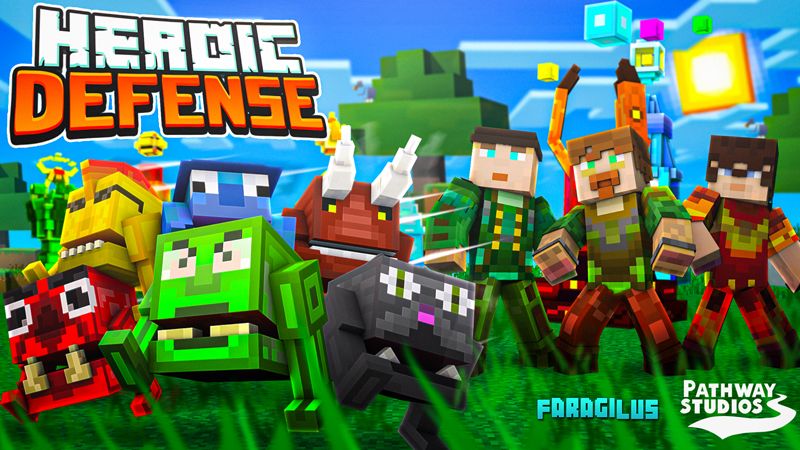 Heroic Defense on the Minecraft Marketplace by Pathway Studios