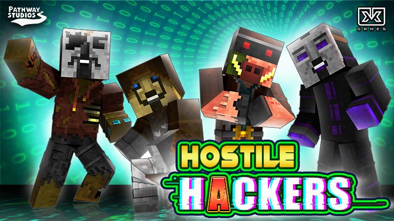 Hostile Hackers on the Minecraft Marketplace by Pathway Studios