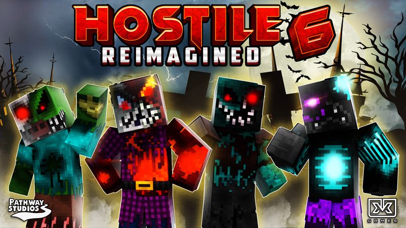 Hostile Reimagined 6 on the Minecraft Marketplace by Pathway Studios